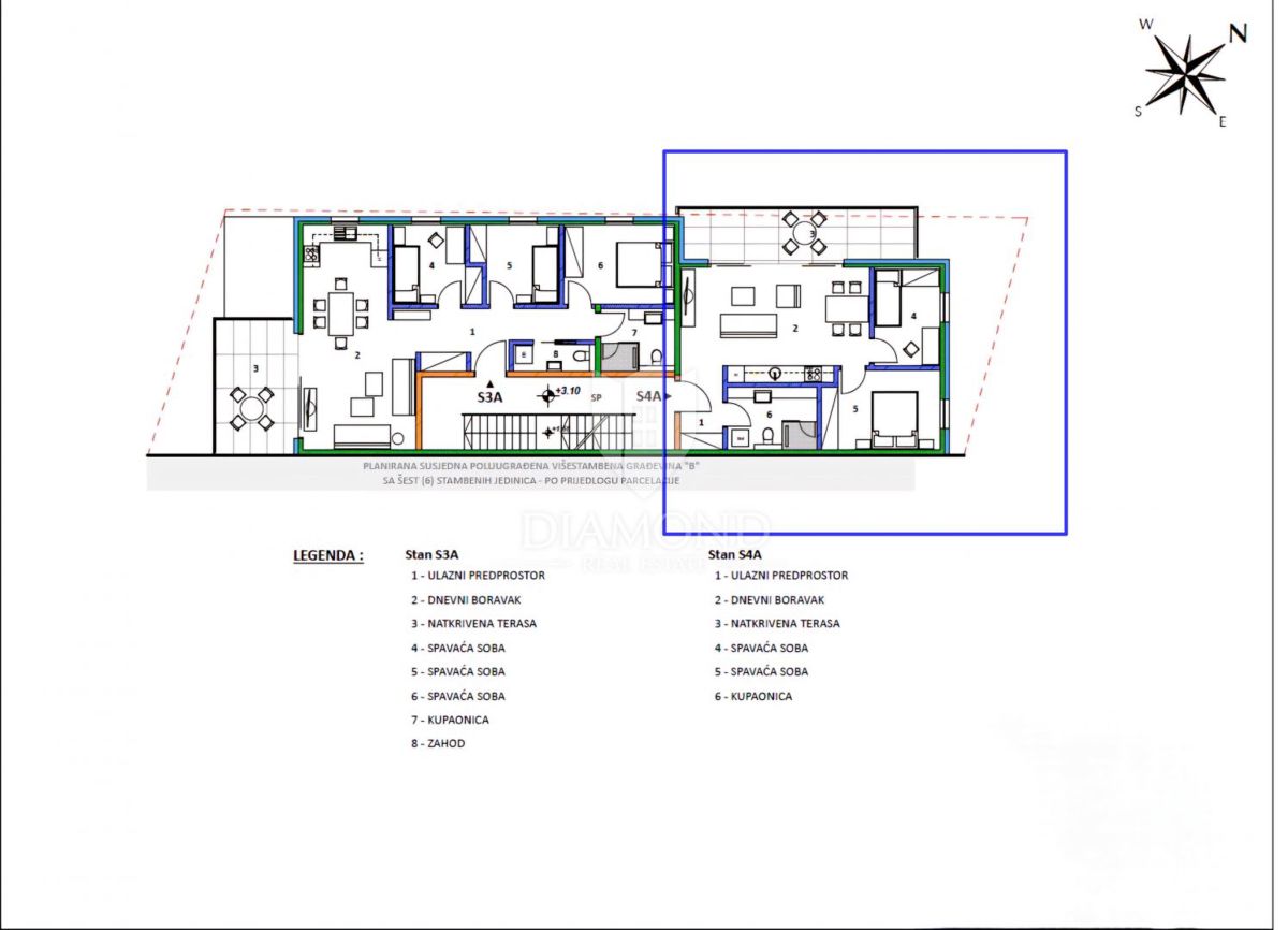 Lovrečica, dintorni! Appartamento con piscina a 500 metri dal mare!