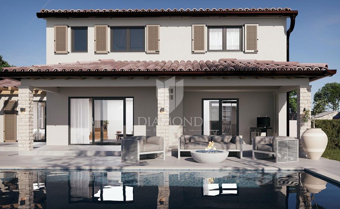 Svetvinčenat, dintorni, terreno con permesso di costruire