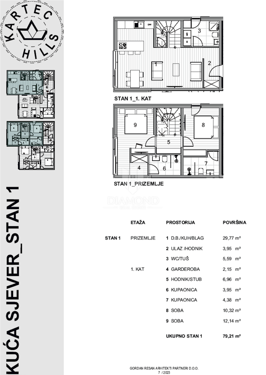 Appartamento Krk, 79,21m2