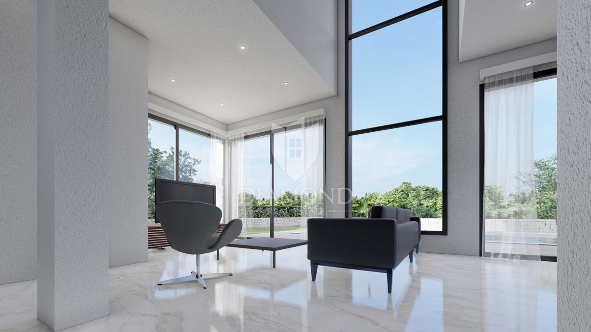 Lovrečica, dintorni! Moderna villa indipendente in costruzione!