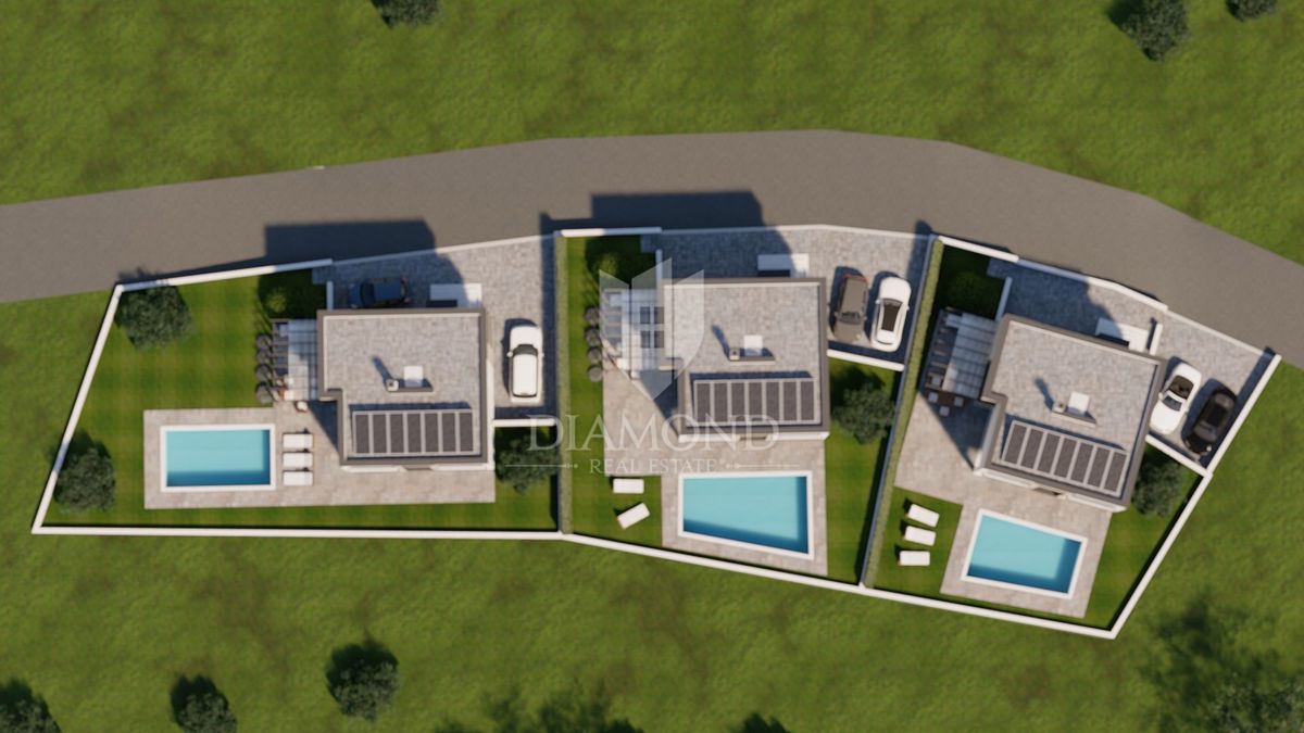 Lovrečica, dintorni! Moderna villa indipendente in costruzione!