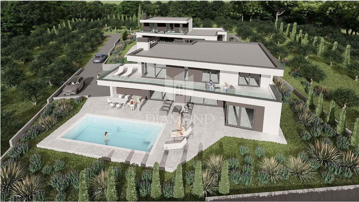 Umago, villa moderna con vista mare!