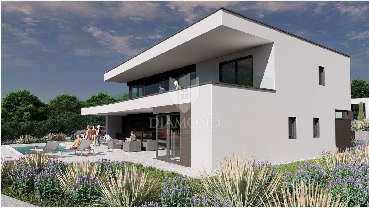 Umago, villa moderna con vista mare!