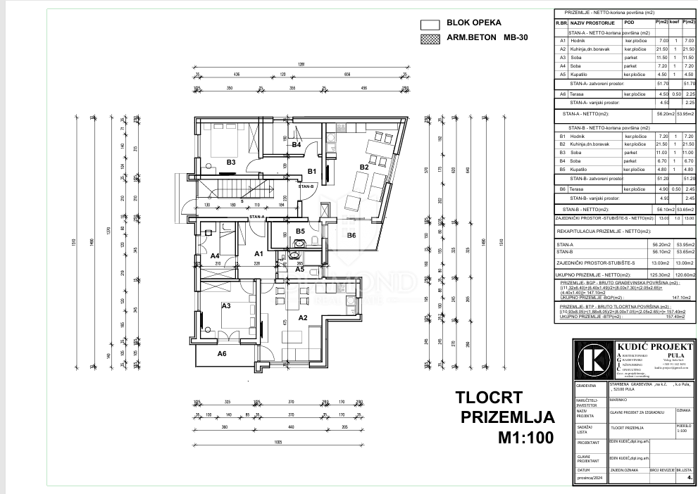 Terreno Valdebek, Pula, 541m2