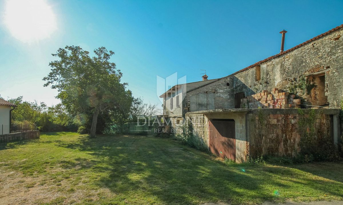 Complesso di case autoctone istriane da ristrutturare nelle vicinanze di Buje