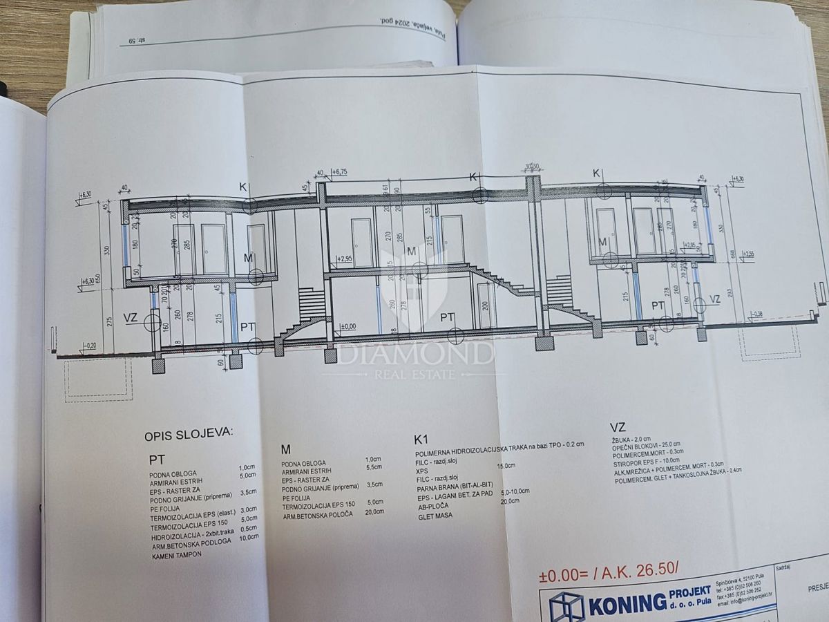 Splendido edificio di nuova costruzione vicino a Pola!