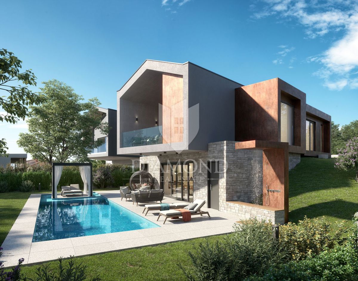 Parenzo, nei dintorni villa di design con vista mare!