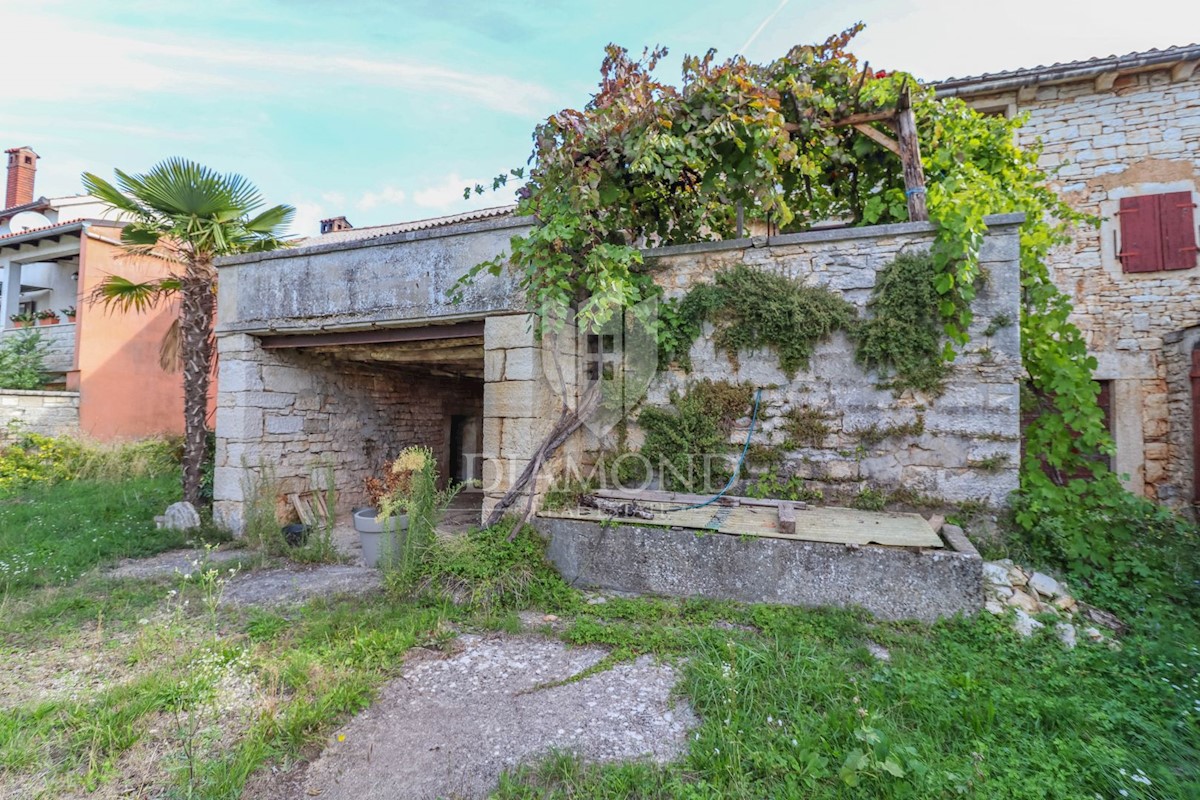 Rovigno, dintorni, complesso in pietra con potenziale