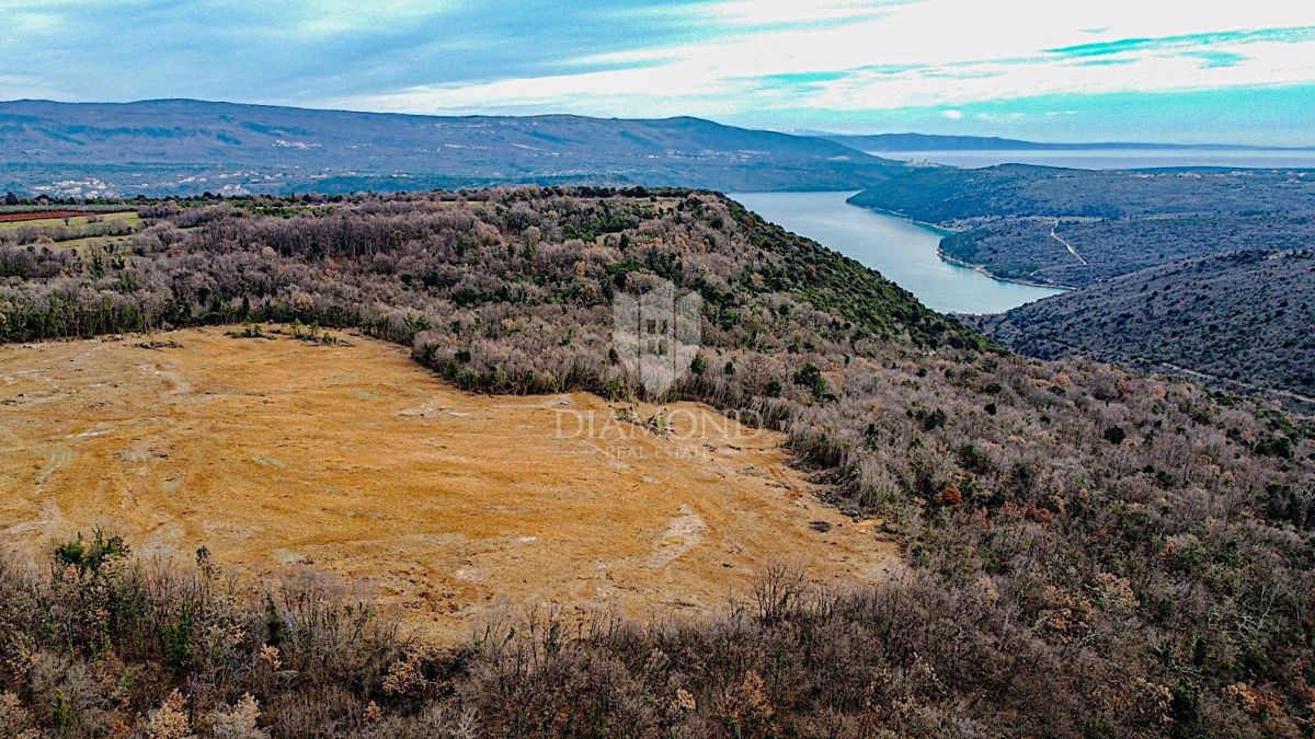 Barban, a sud dell'Istria, grande terreno edificabile per 53 edifici