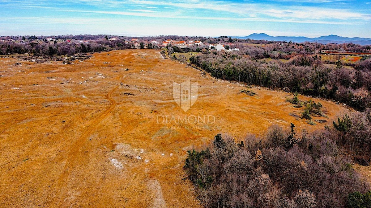 Barban, a sud dell'Istria, grande terreno edificabile per 53 edifici