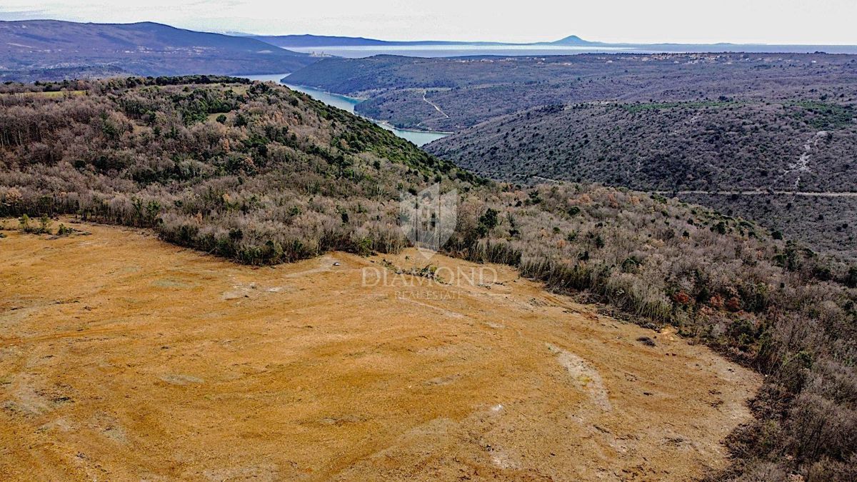 Barban, a sud dell'Istria, grande terreno edificabile per 53 edifici