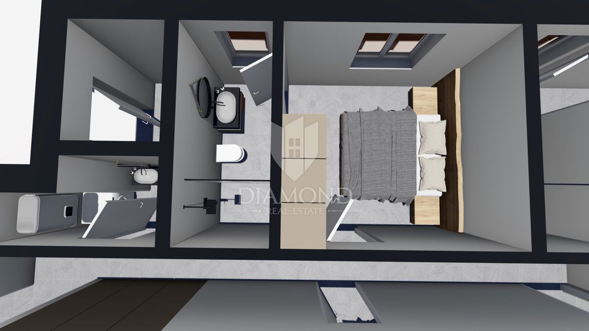 Labin, dintorni, casa vacanze in posizione tranquilla