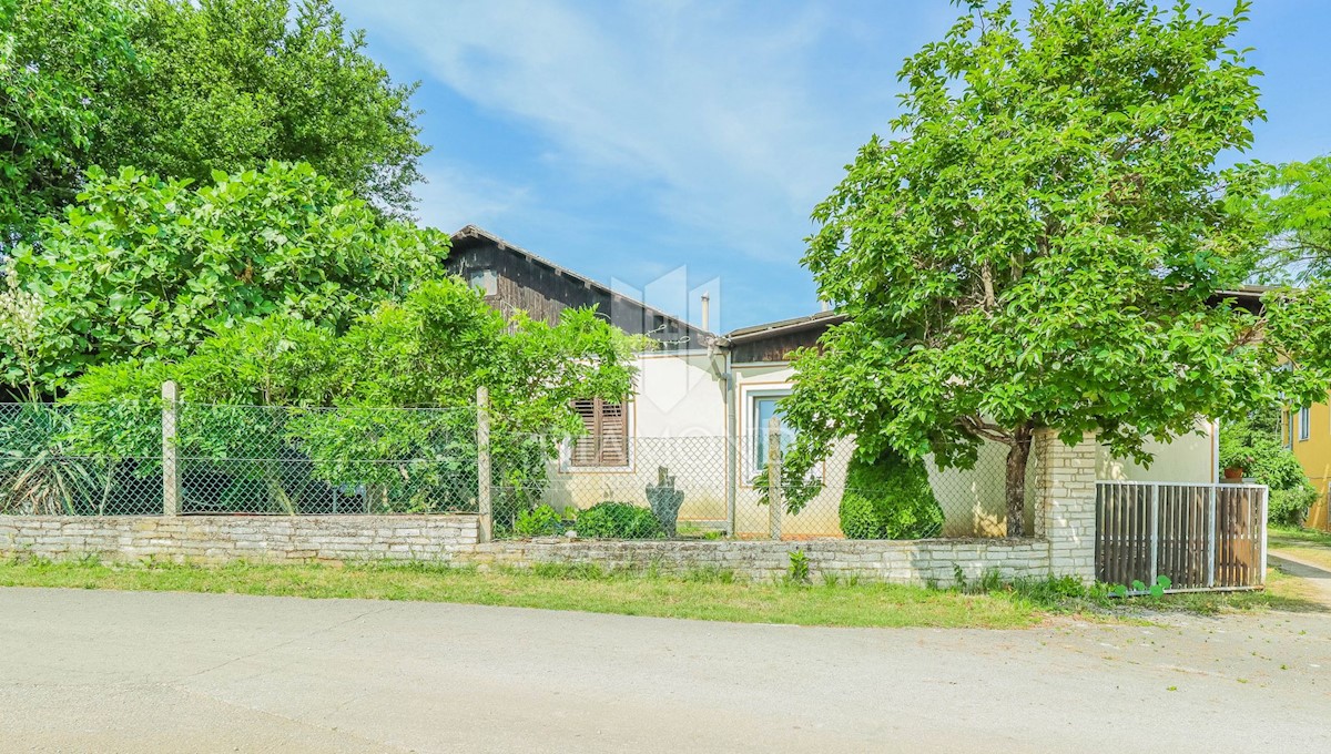 Umago, dintorni! Casa da ristrutturare con terreno edificabile!