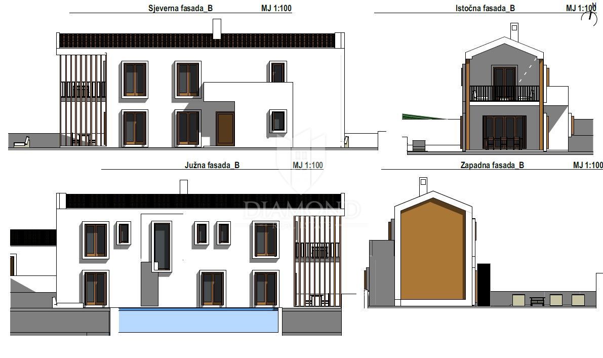 Buie, terreno Grožnjan, 1.413m2