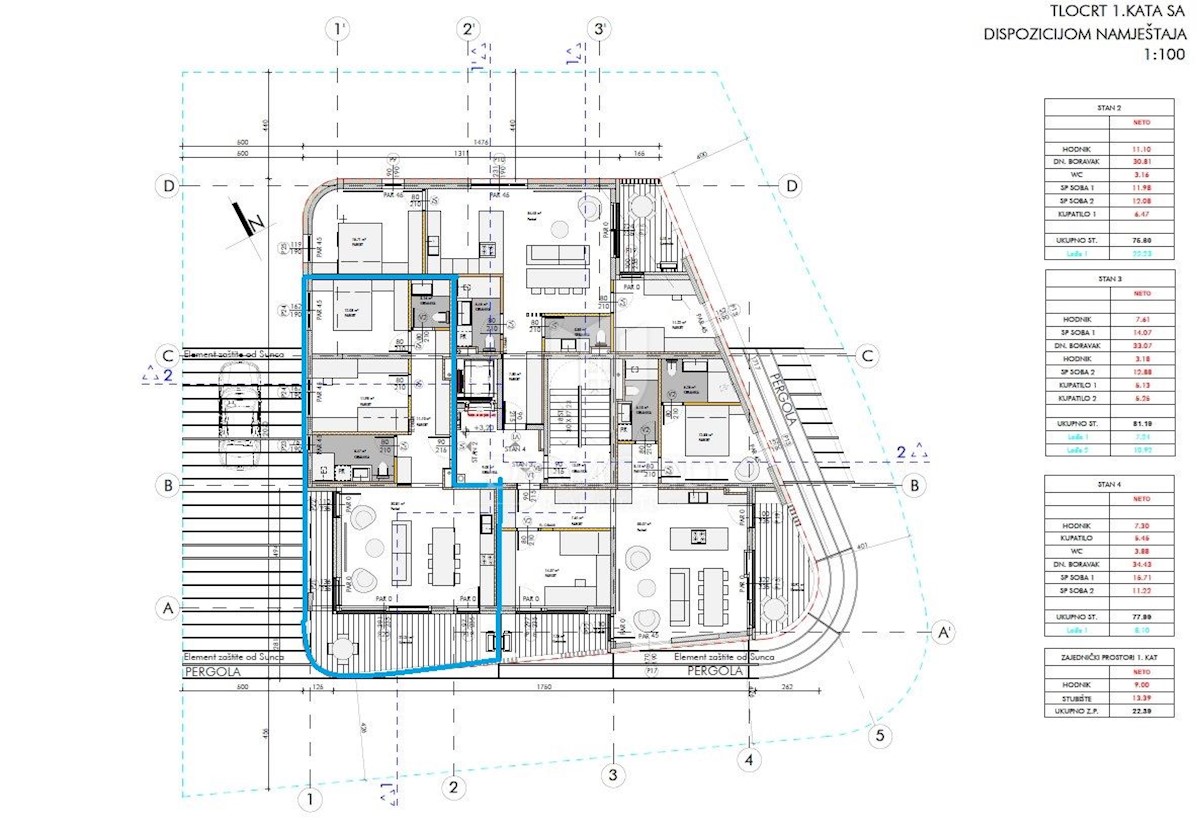 Umago, dintorni! Moderno appartamento con ascensore in costruzione!