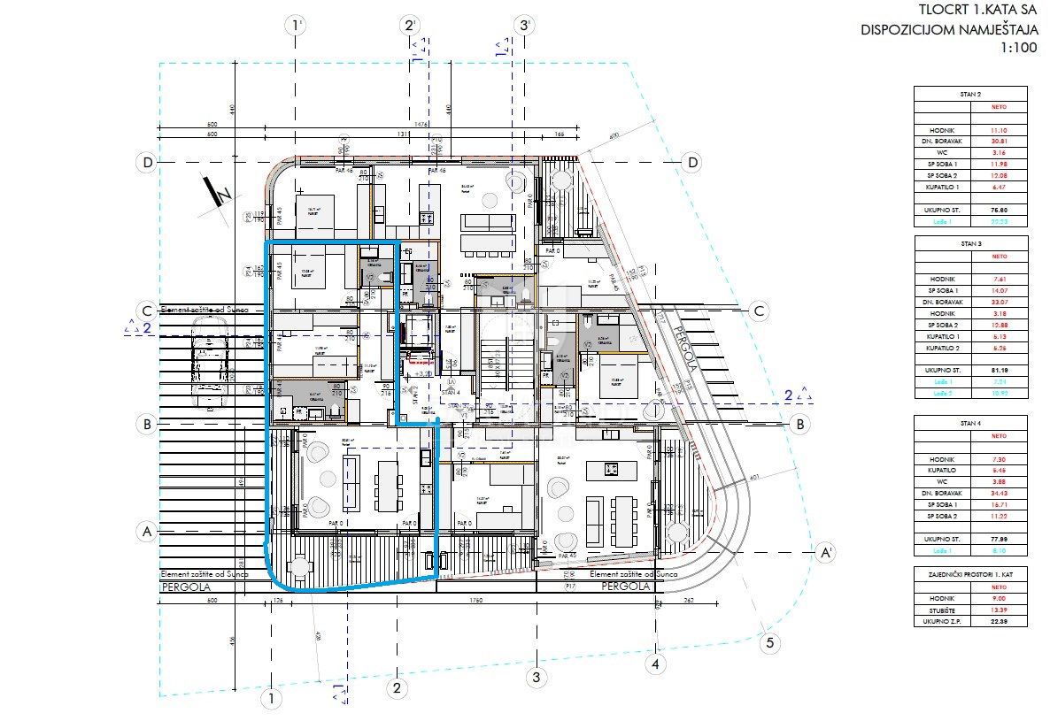Umago, dintorni! Moderno appartamento con ascensore in costruzione!