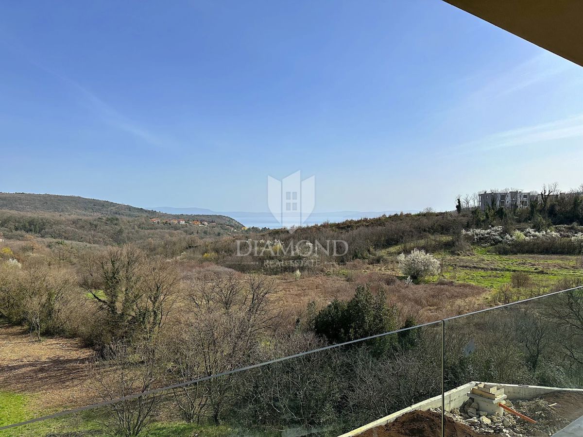 Labin, attico di lusso con vista mare