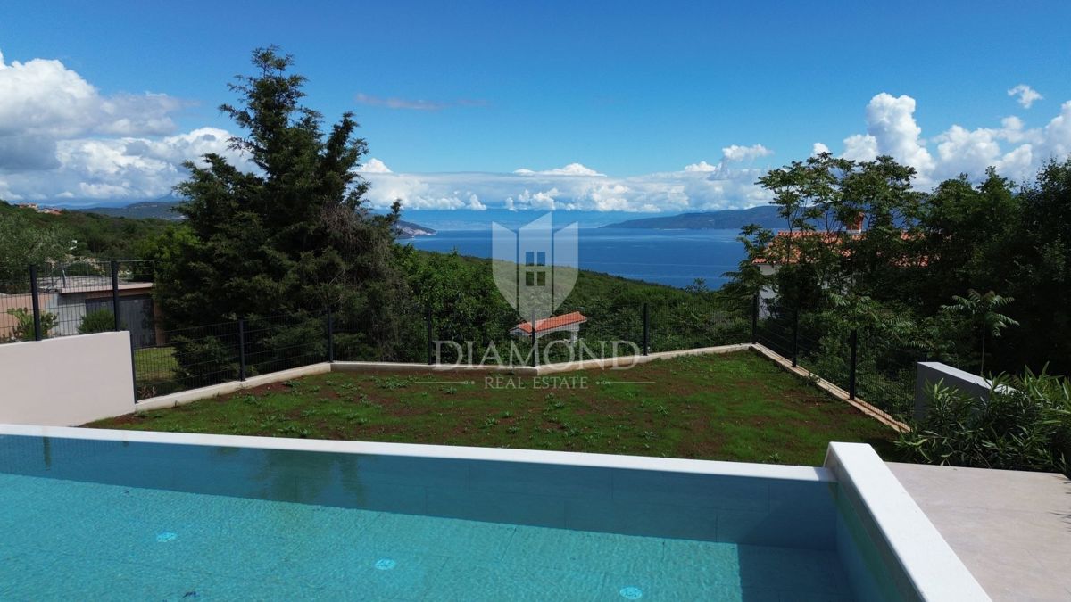 Rabac, Labin, Villa di nuova costruzione con vista mare