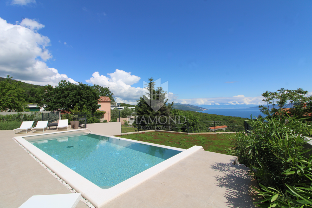 Rabac, Labin, Villa di nuova costruzione con vista mare