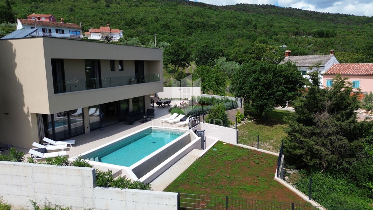 Rabac, Labin, Villa di nuova costruzione con vista mare