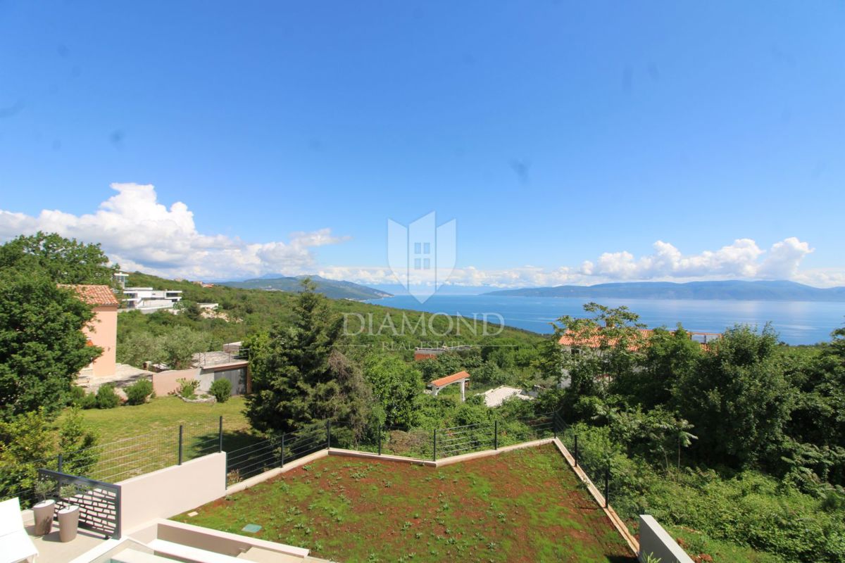 Rabac, Labin, Villa di nuova costruzione con vista mare