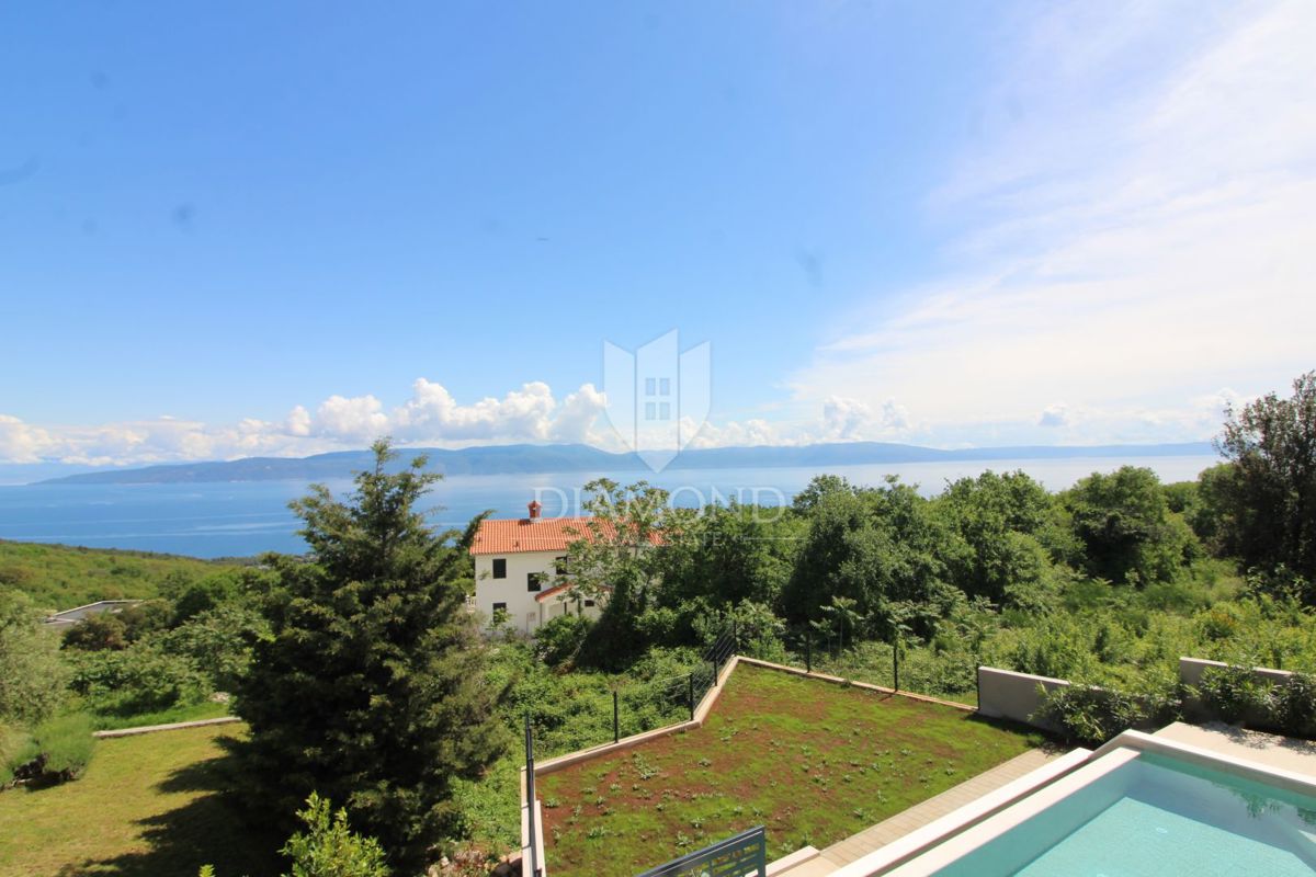 Rabac, Labin, Villa di nuova costruzione con vista mare