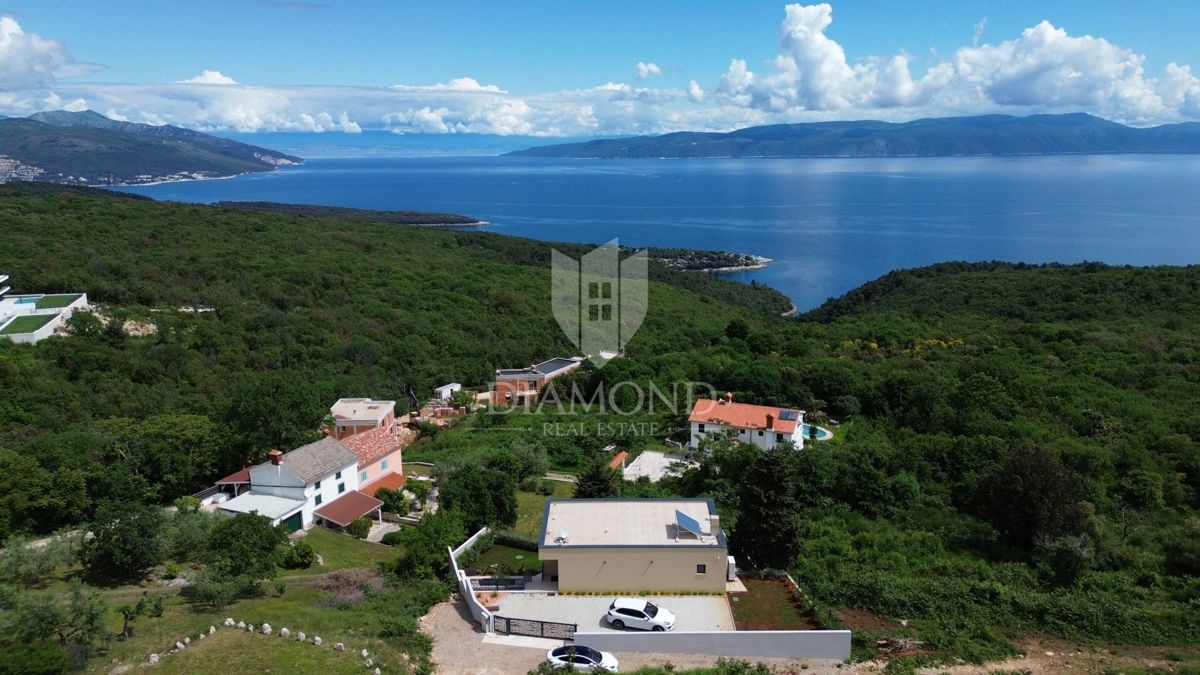 Rabac, Labin, Villa di nuova costruzione con vista mare