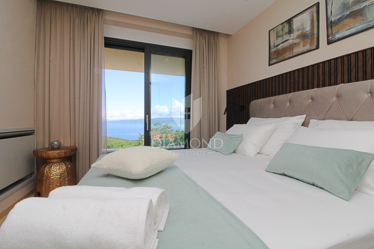 Rabac, Labin, Villa di nuova costruzione con vista mare