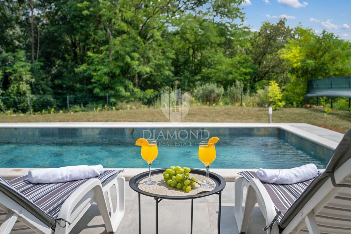 Labin, dintorni, piano terra con piscina