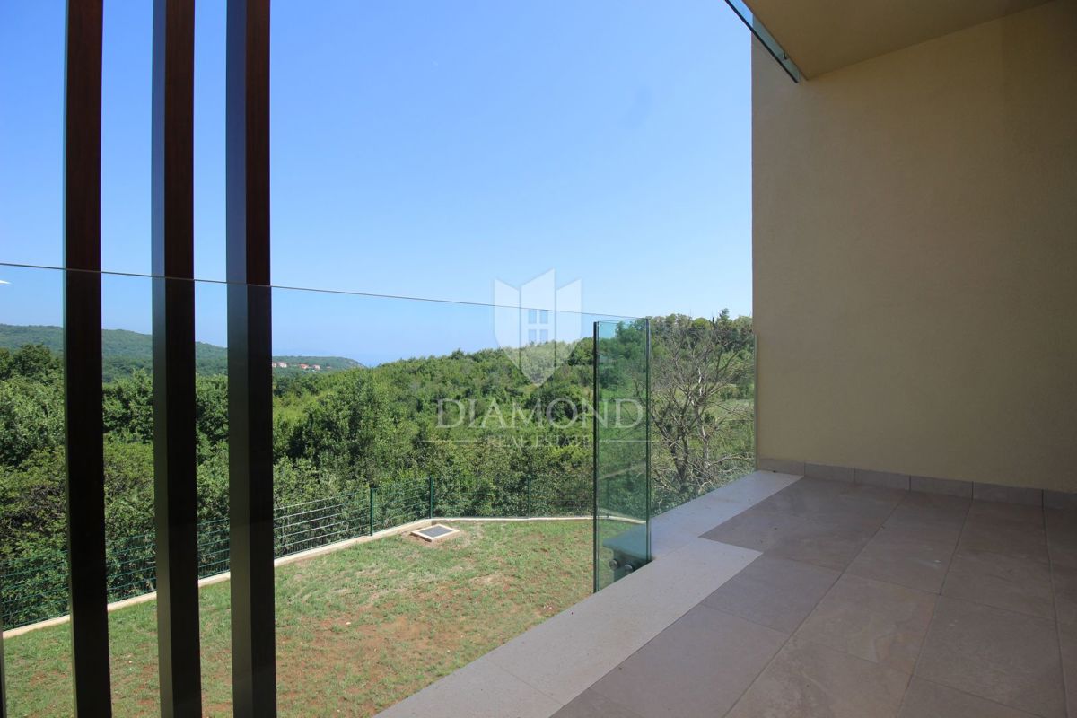 Labin, appartamento di lusso in una nuova costruzione con vista sul mare