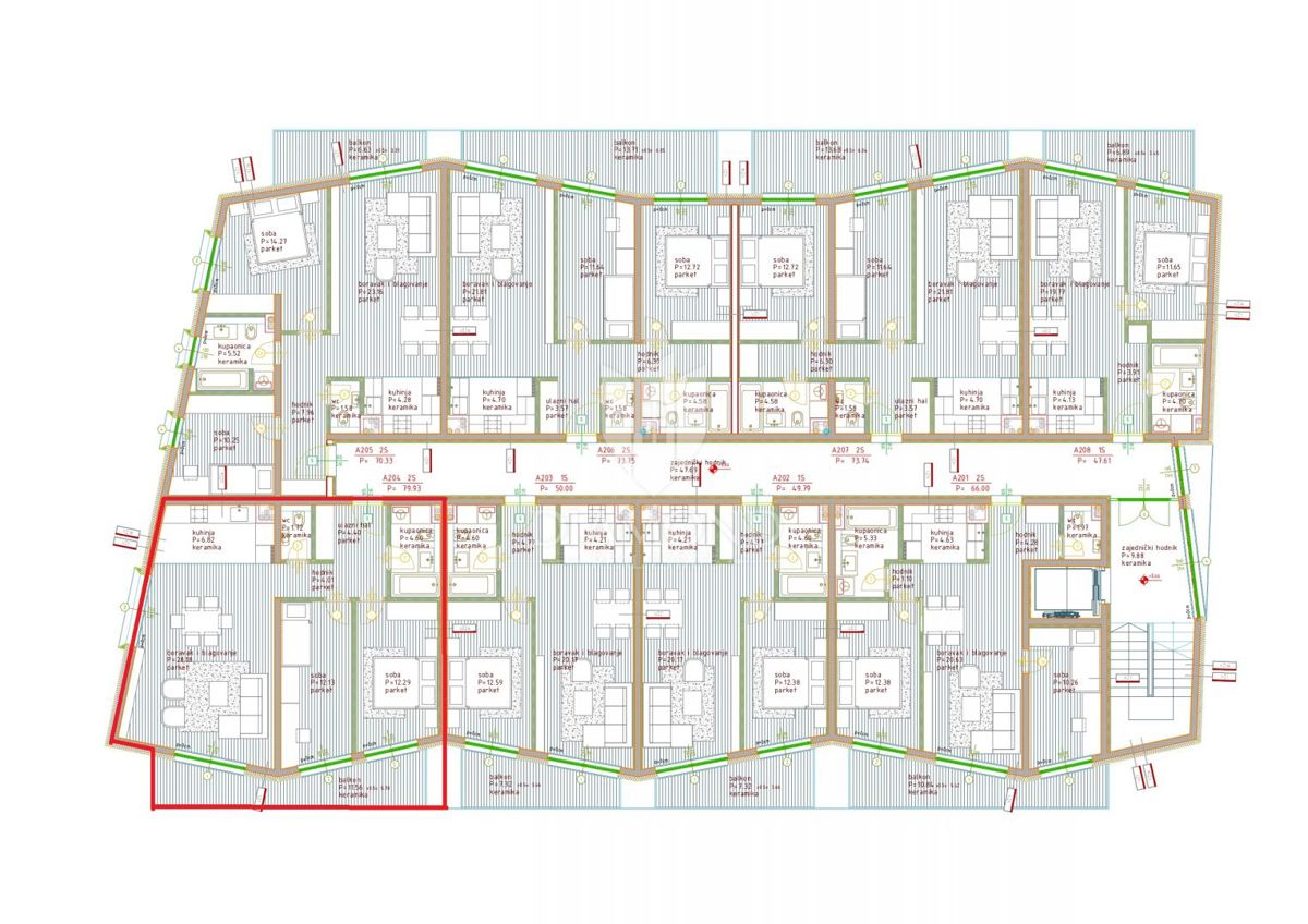 Parenzo, appartamento trilocale al secondo piano con vista mare!