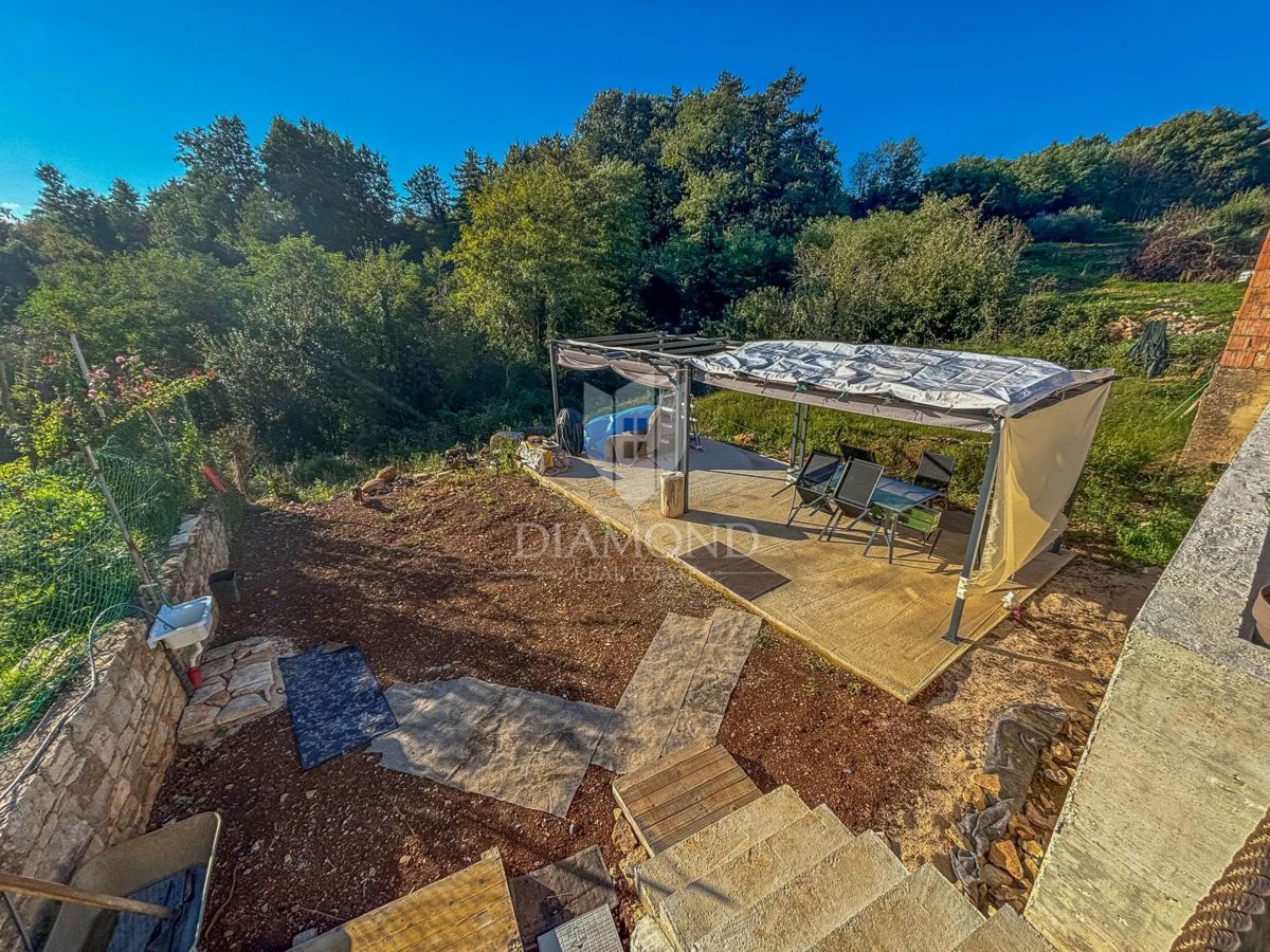 Buie, Grisignana, casa tradizoinale istriana con piscina!