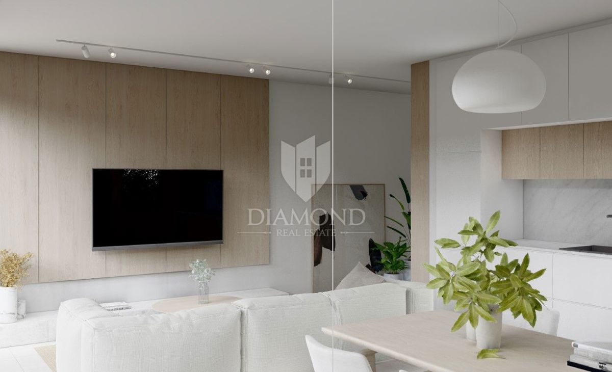 Nuovo appartamento con giardino vicino a Rovigno