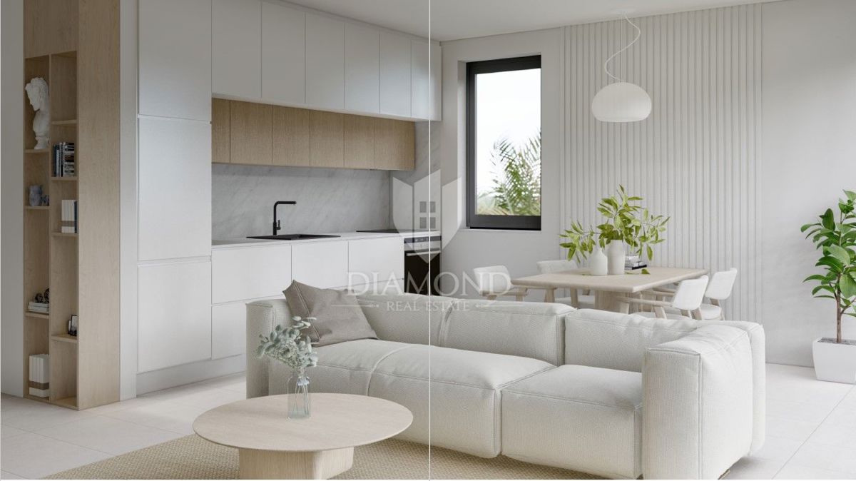 Nuovo appartamento con giardino vicino a Rovigno