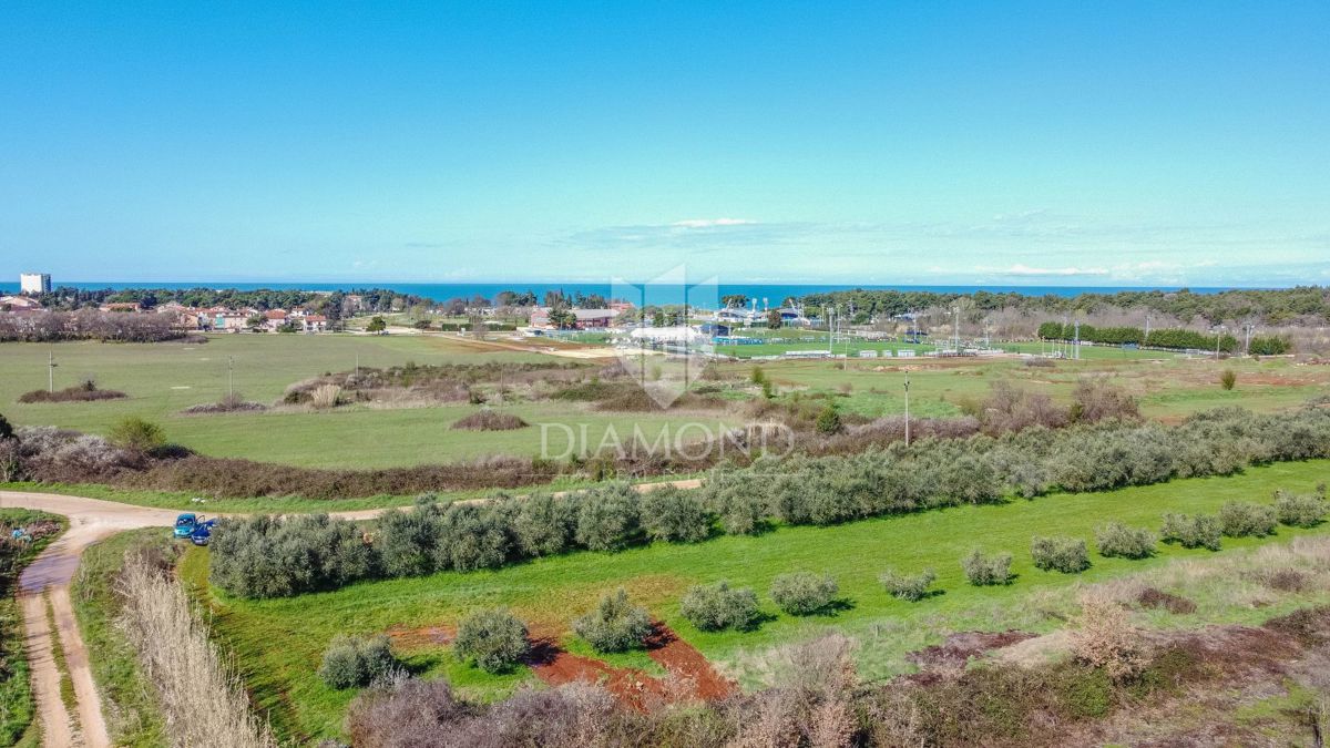 Umago, terreno edificabile perfetto per investimento di 3.700 m2 vicino alla città e al mare!