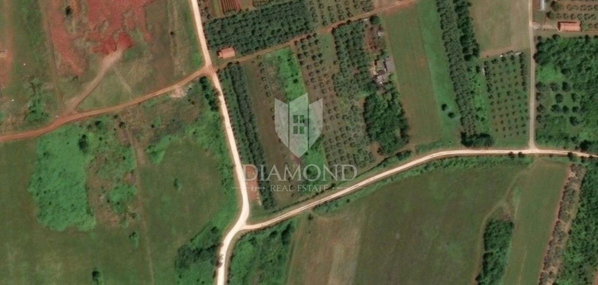 Umago, terreno edificabile perfetto per investimento di 3.700 m2 vicino alla città e al mare!