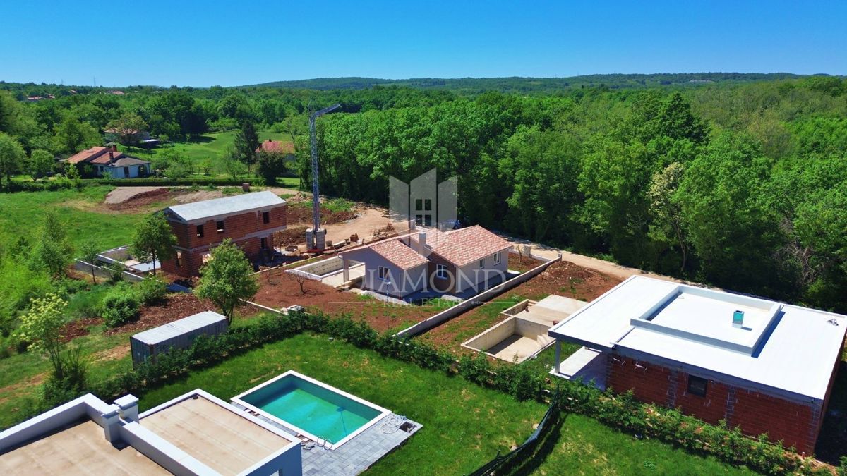 Labin, dintorni, nuova casa vacanze con piscina