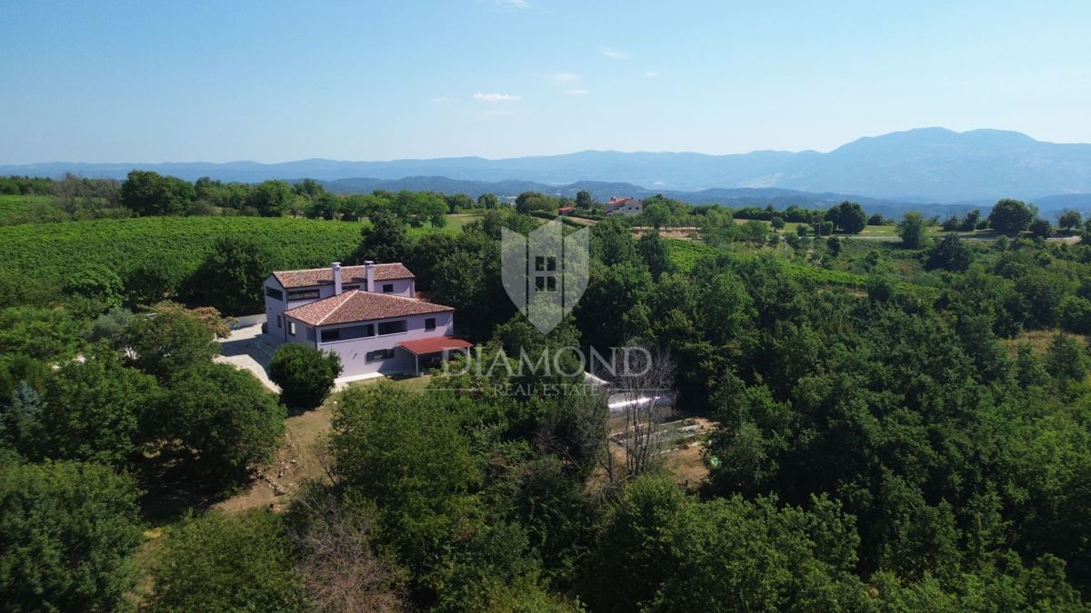 Istria centrale, Gračišće, bella casa immersa nella foresta