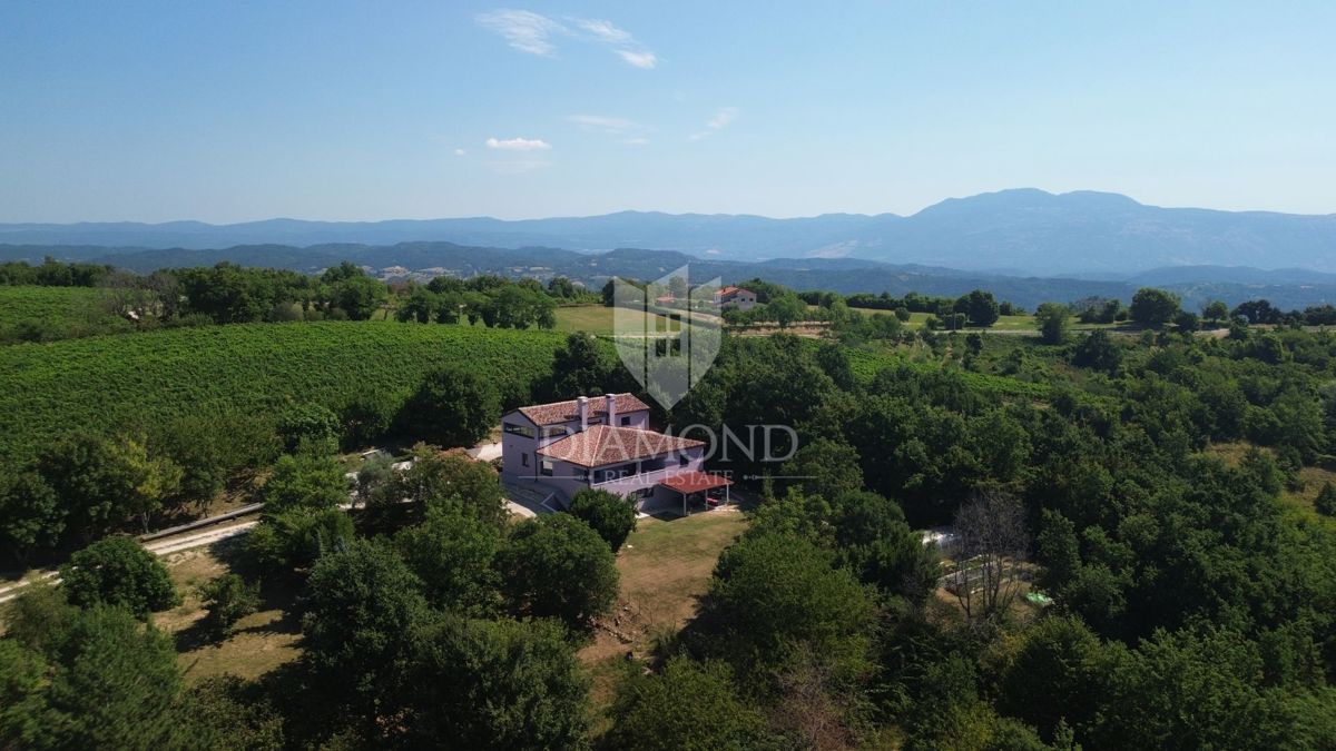 Istria centrale, Gračišće, bella casa immersa nella foresta