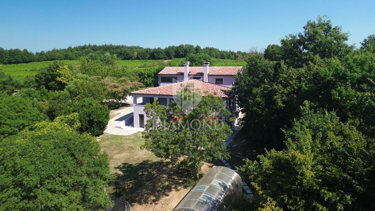 Istria centrale, Gračišće, bella casa immersa nella foresta