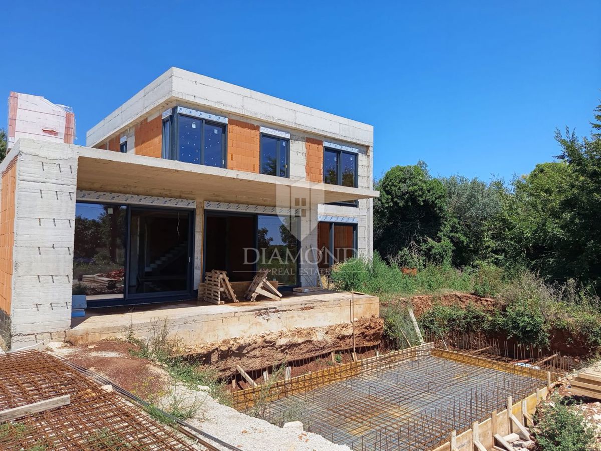 Ližnjan, casa moderna a 200 m dal mare, nuova costruzione! 