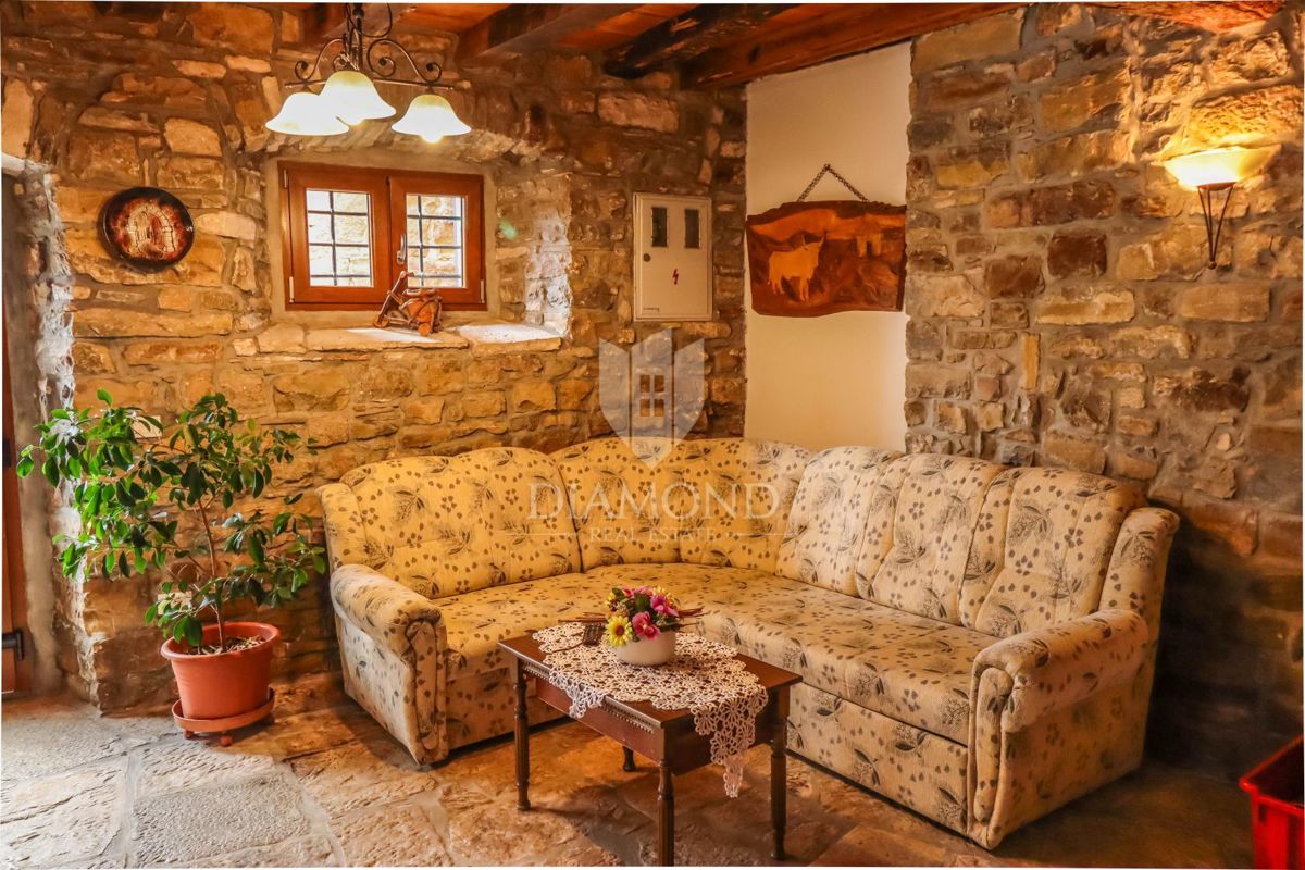 Oprtalj, casa di 139 m2 con una vista magica! 