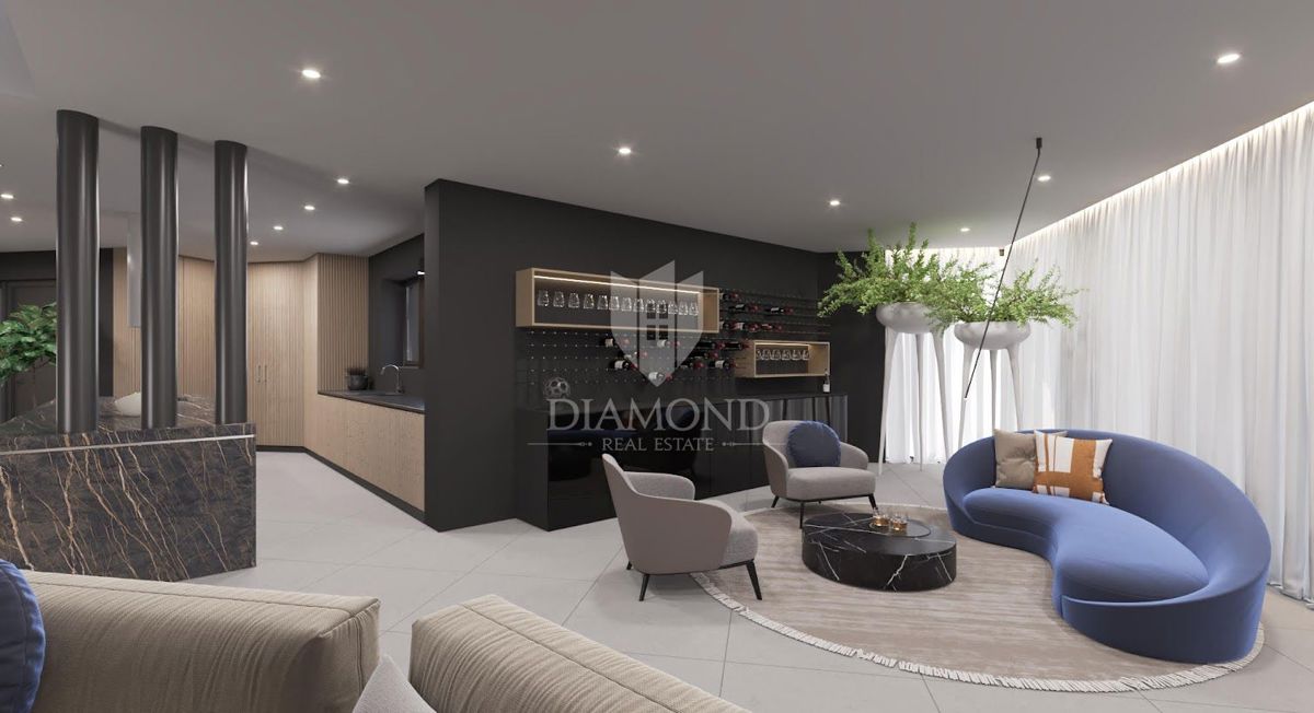 Labin, una bellissima nuova villa dal design moderno