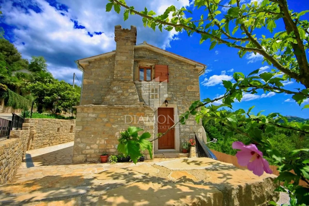 Dintorni di Oprtalj, villa con piscina in una posizione tranquilla