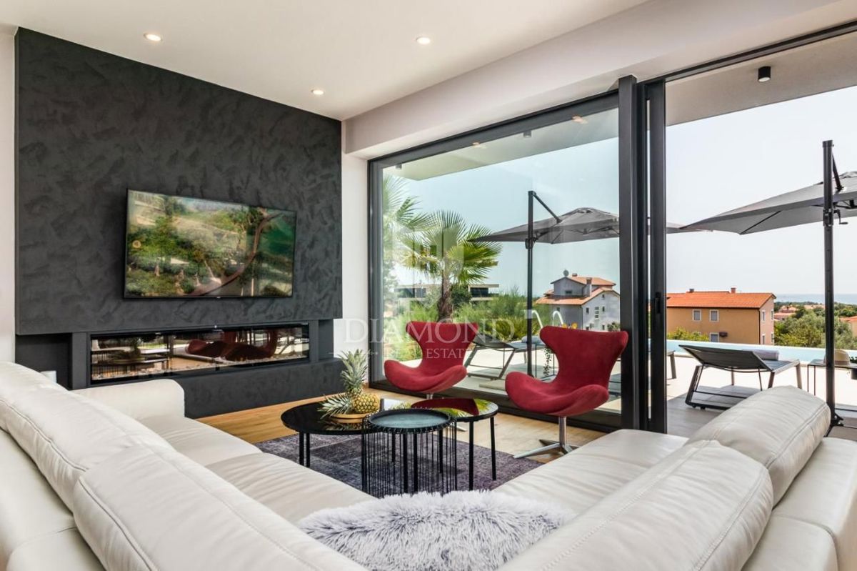 Medulin, casa di lusso con splendida vista sul mare