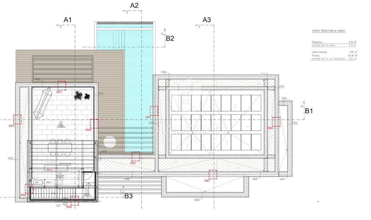 Valle, terreno con iniziata la costruzione di una villa di lusso