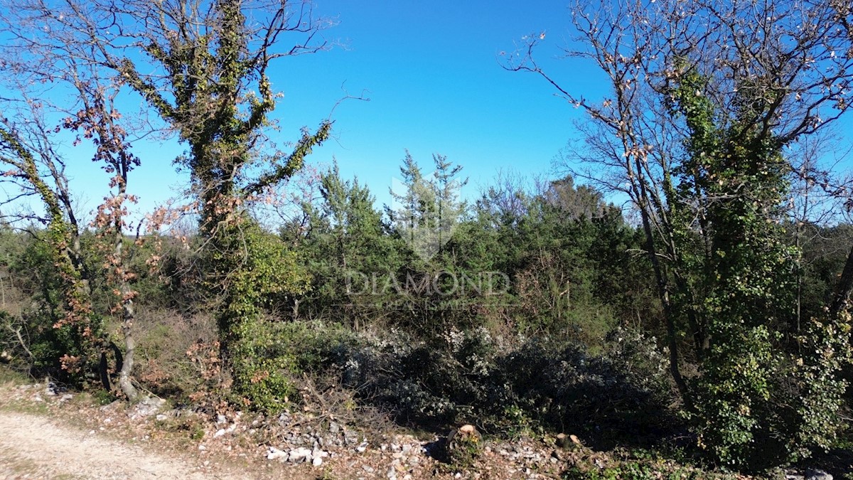 Marčana, bel terreno con vista sul mare 