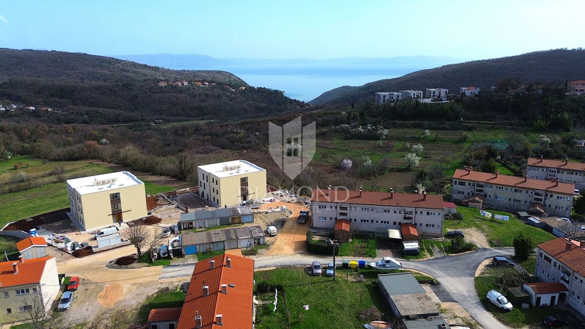 Labin, attico di lusso con vista mare 