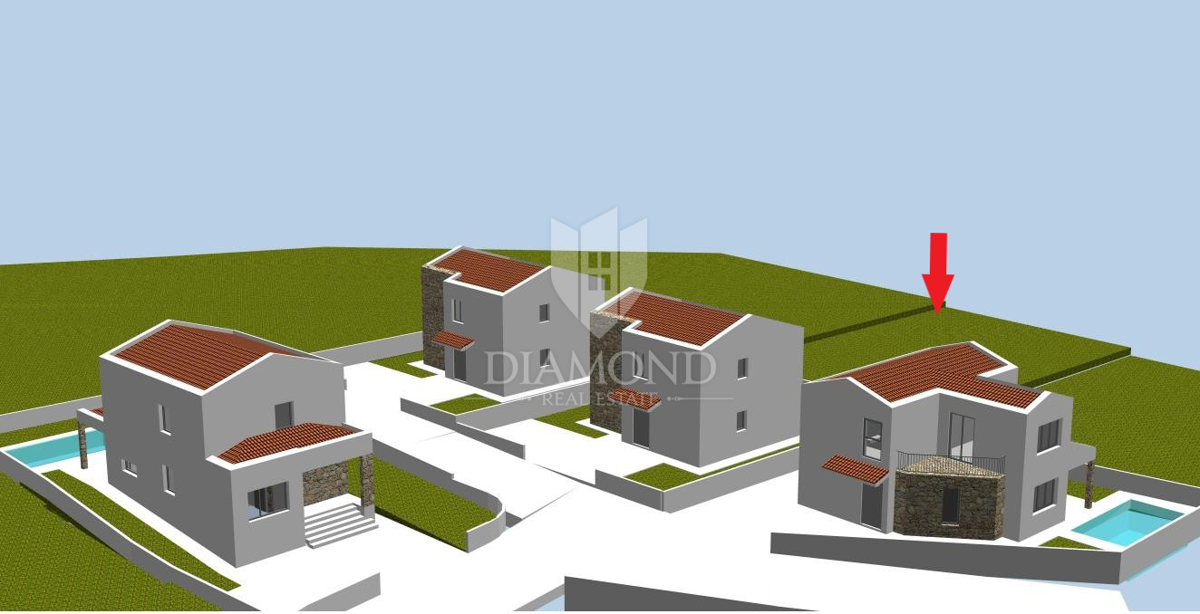 Marčana, terreno con concessione edilizia