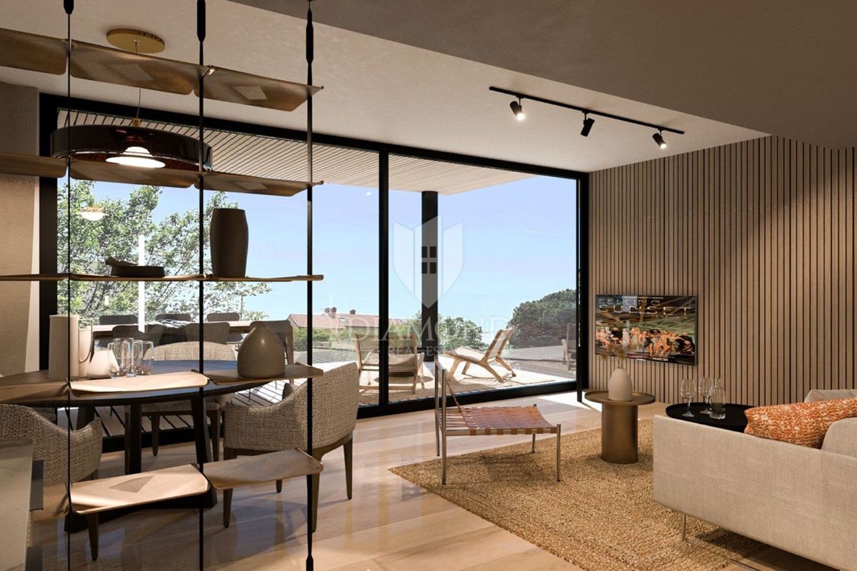Cittanova, moderno appartamento con ampia terrazza e vista mare!!